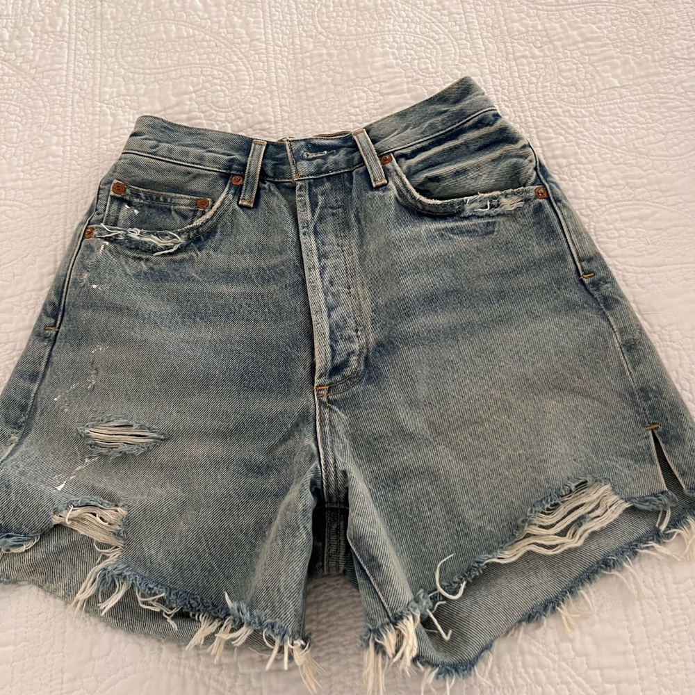 AGOLDE Parker Denim Shorts